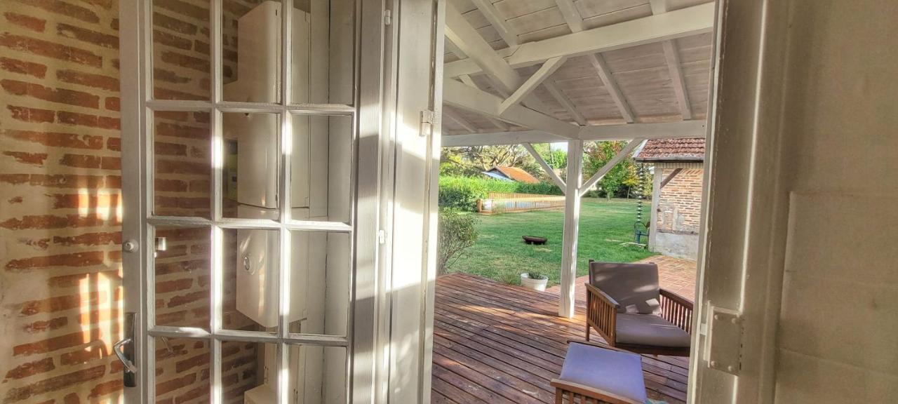 Charmante Maison Dans Les Landes X 10 Avec Piscine Et Salle D Escalade Lue Exterior photo