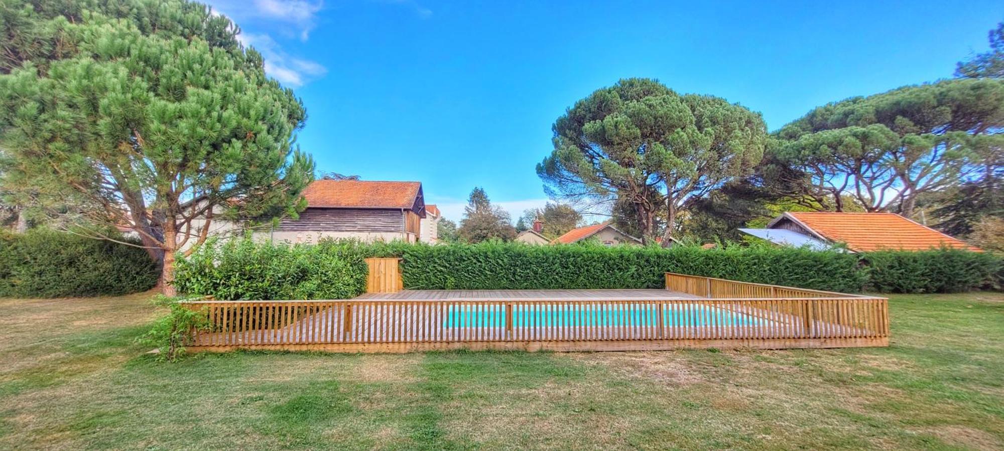 Charmante Maison Dans Les Landes X 10 Avec Piscine Et Salle D Escalade Lue Exterior photo